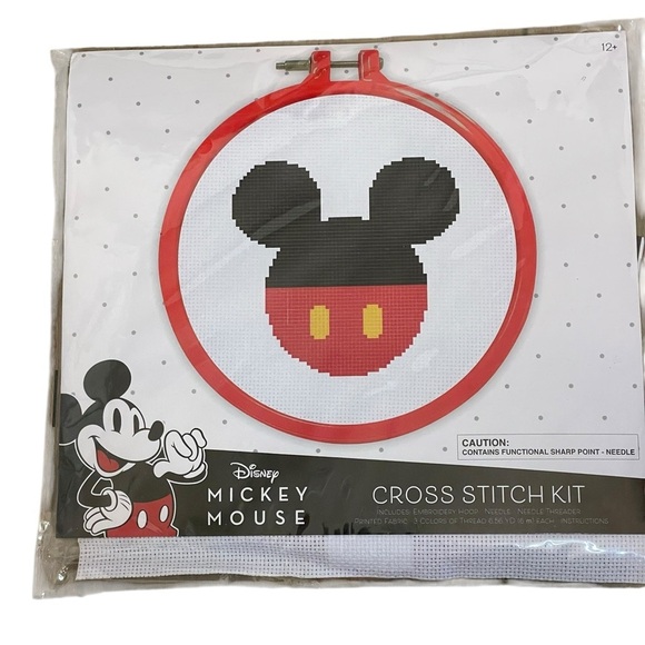 Innovative Designs Disney Mickey Mouse Cross Stitch Kit New - Picture 1 of 4